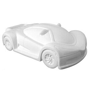 Lot of 4 Bisque Imports Ceramic, Ready to Paint Super Sports Car